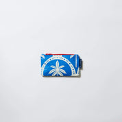 Tiny Zip Pouch | Blue Palm