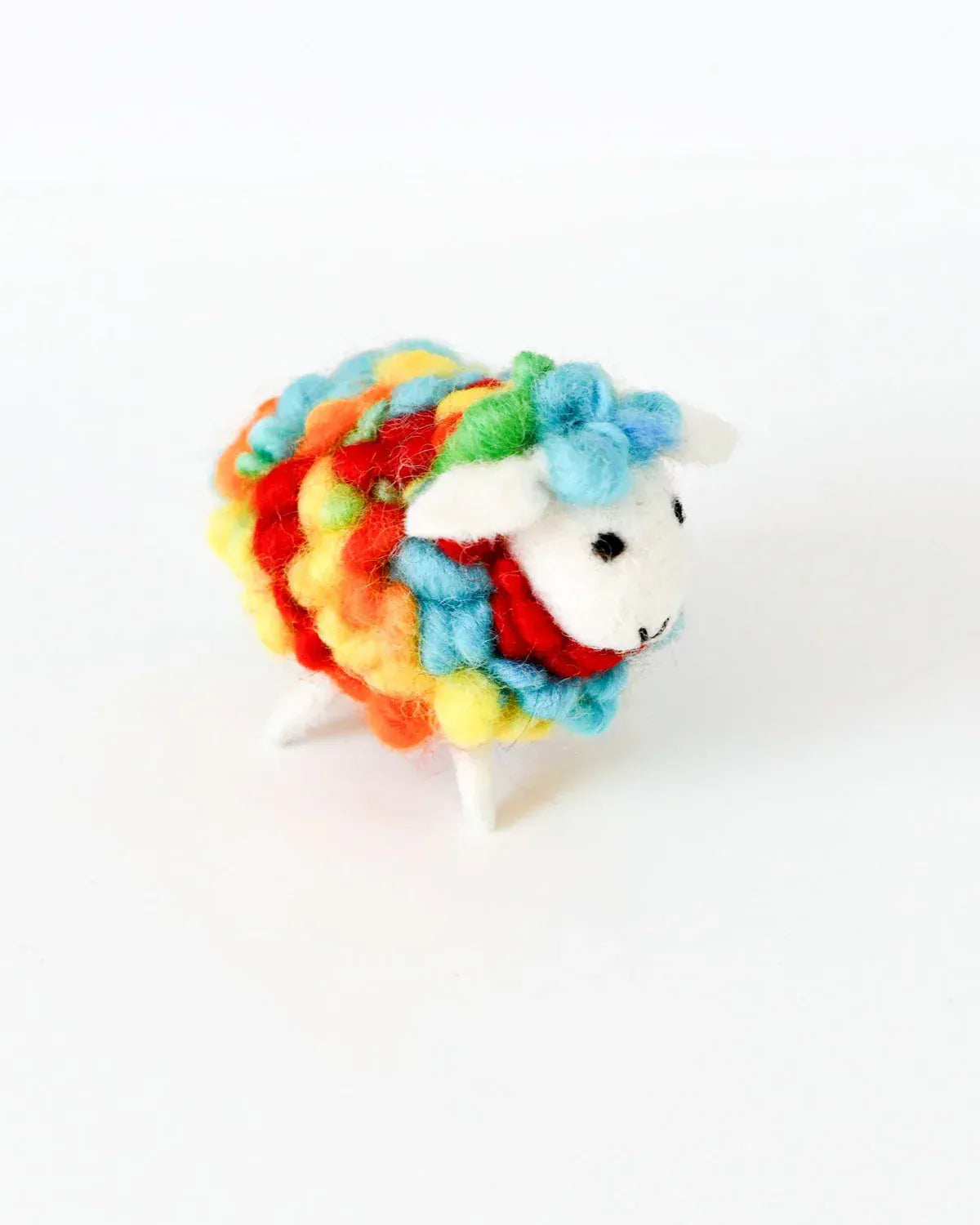 Felt Rainbow Sheep Toy