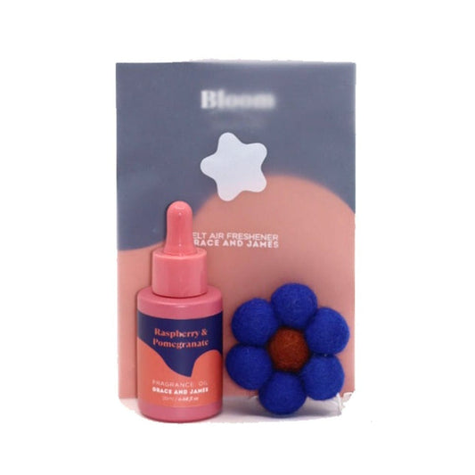 Raspberry & Pomegranate Felt Air Freshener