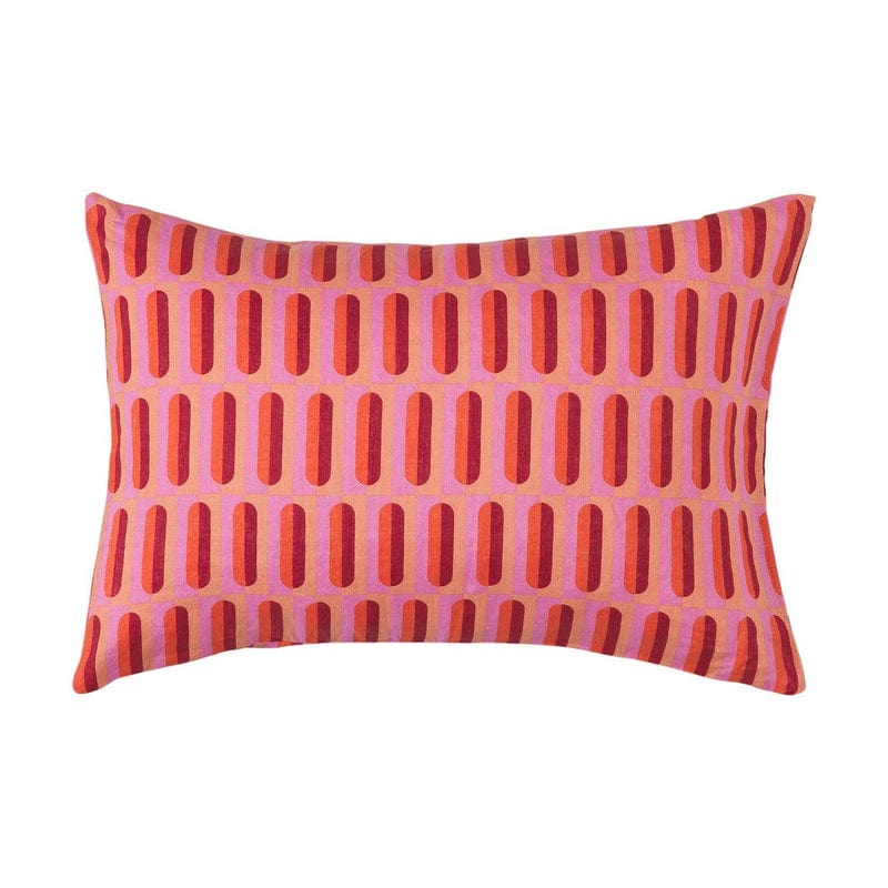 Redondo Linen Pillowcase Set - Dahlia Standard