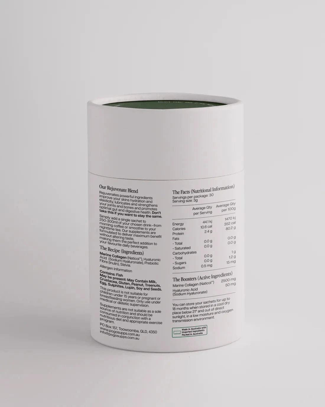 30 day cylinder | Rejuvenate