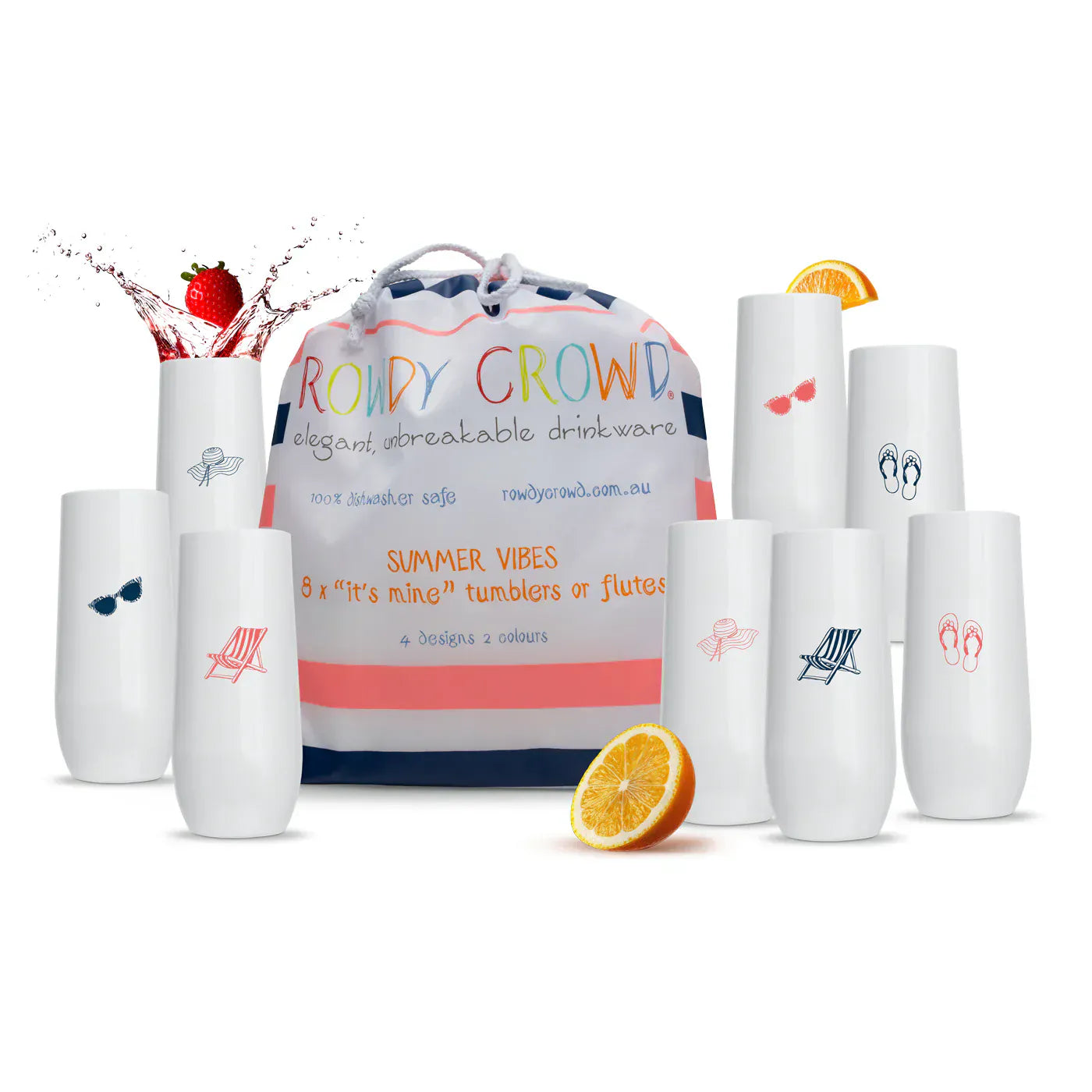 Printed Champagne Packs | Rowdy Summer Vibes