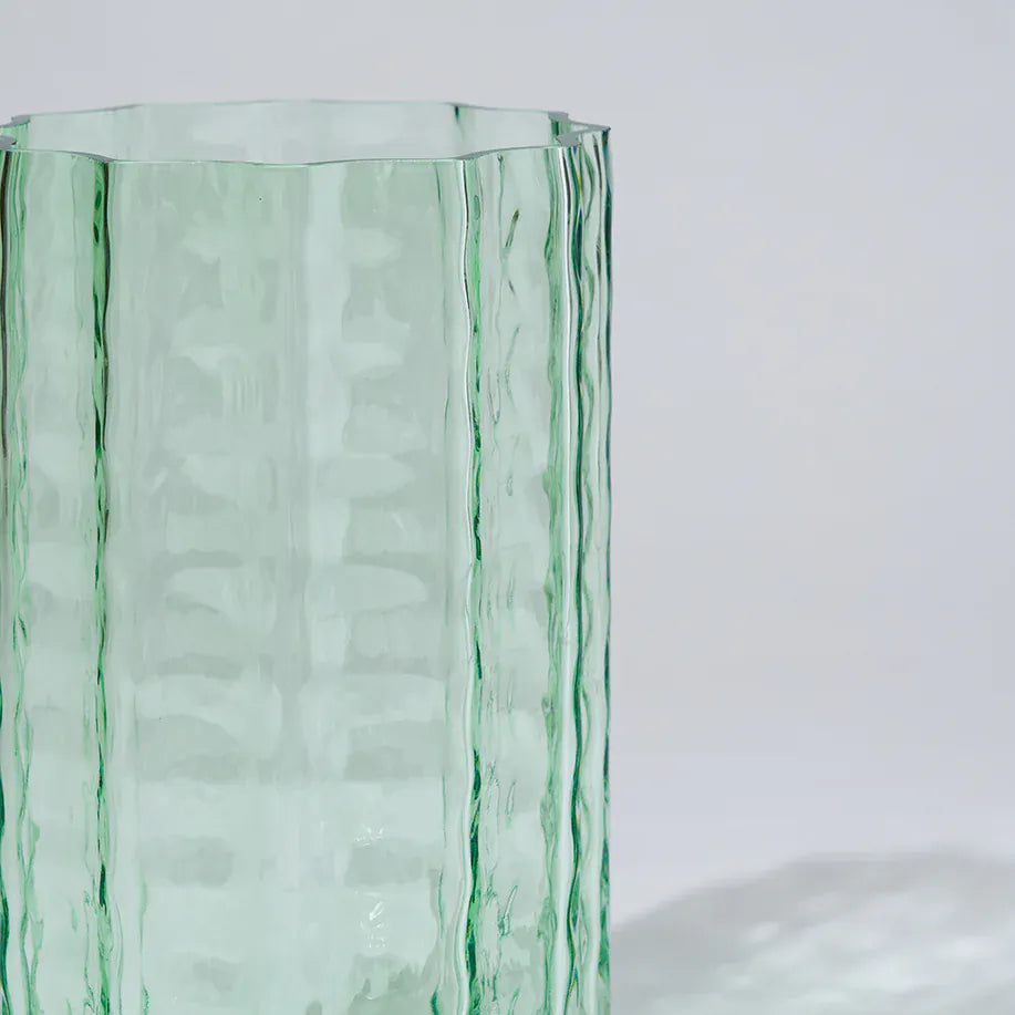 Jelly Glass Vase Green | Large