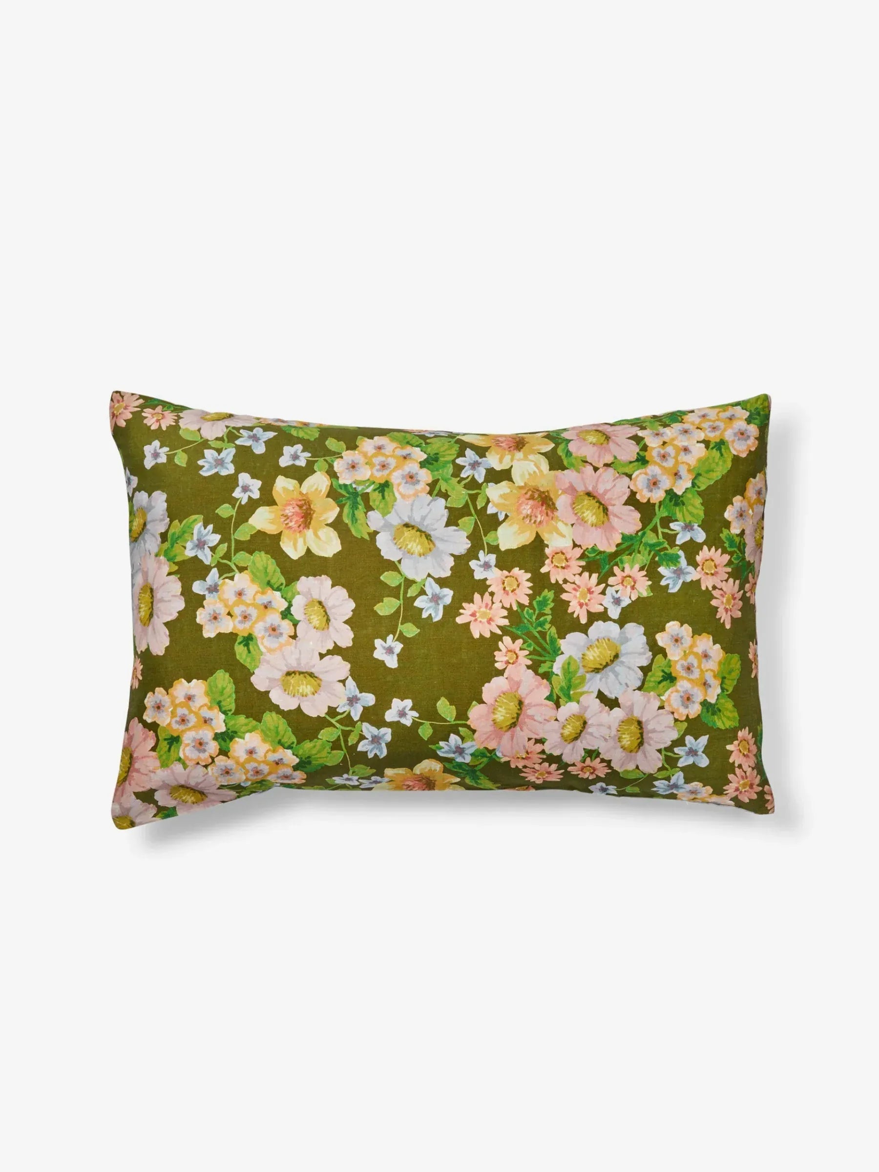 Buttercup Olive Standard Pillowcases | Set of 2