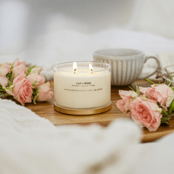 Lily + Rose Gold Lid Soy Candle