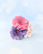 Felt Pastel Flowers | Set of 3
