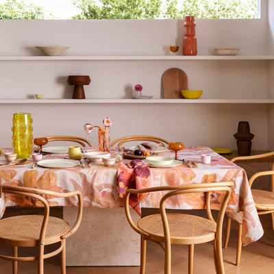 Cornflower Pink Tablecloth - Large