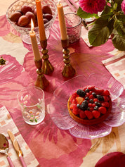 Wild Pansy Pink Tablecloth | Round