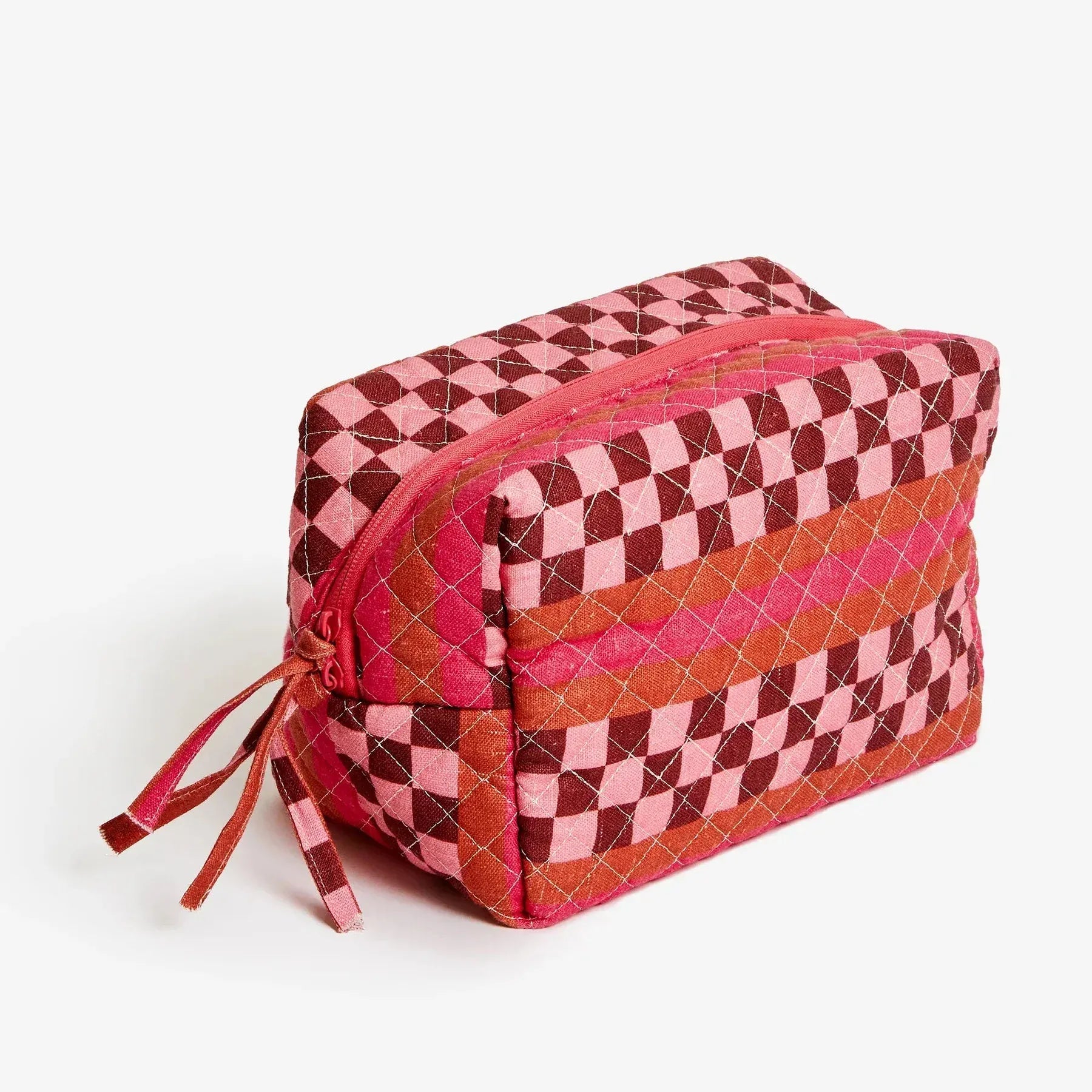 Marco Tile Pink Toiletry Bag | Medium