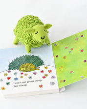 Where Is The Green Sheep? | Green Sheep Toy + Book Set