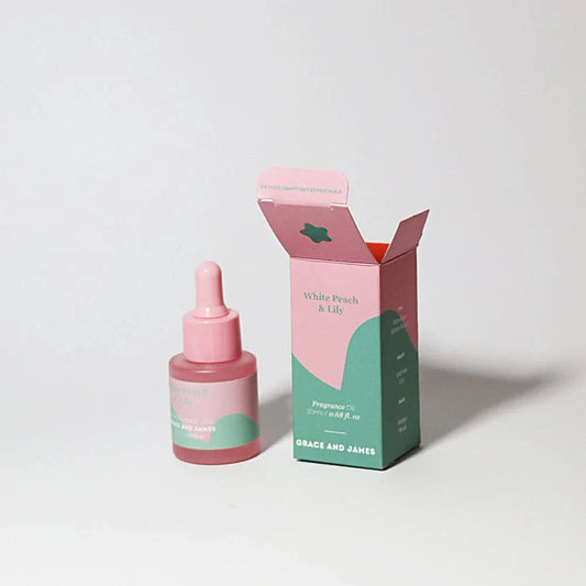 Felt Air Freshener | White Peach + Lily