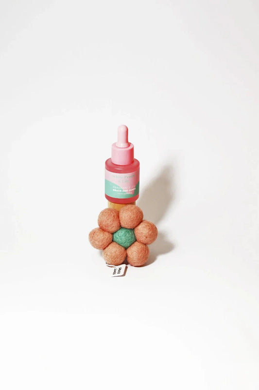 Felt Air Freshener | White Peach + Lily