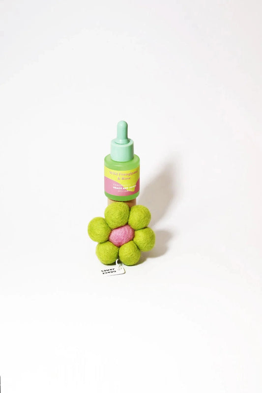 Felt Air Freshener | Wild Frangipani + Rose
