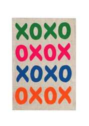 XOXO Tea Towel | Natural Linen