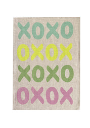 XOXO Tea Towel | Natural Linen