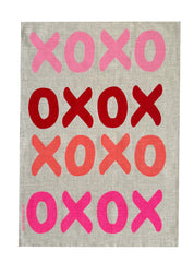 XOXO Tea Towel | Natural Linen