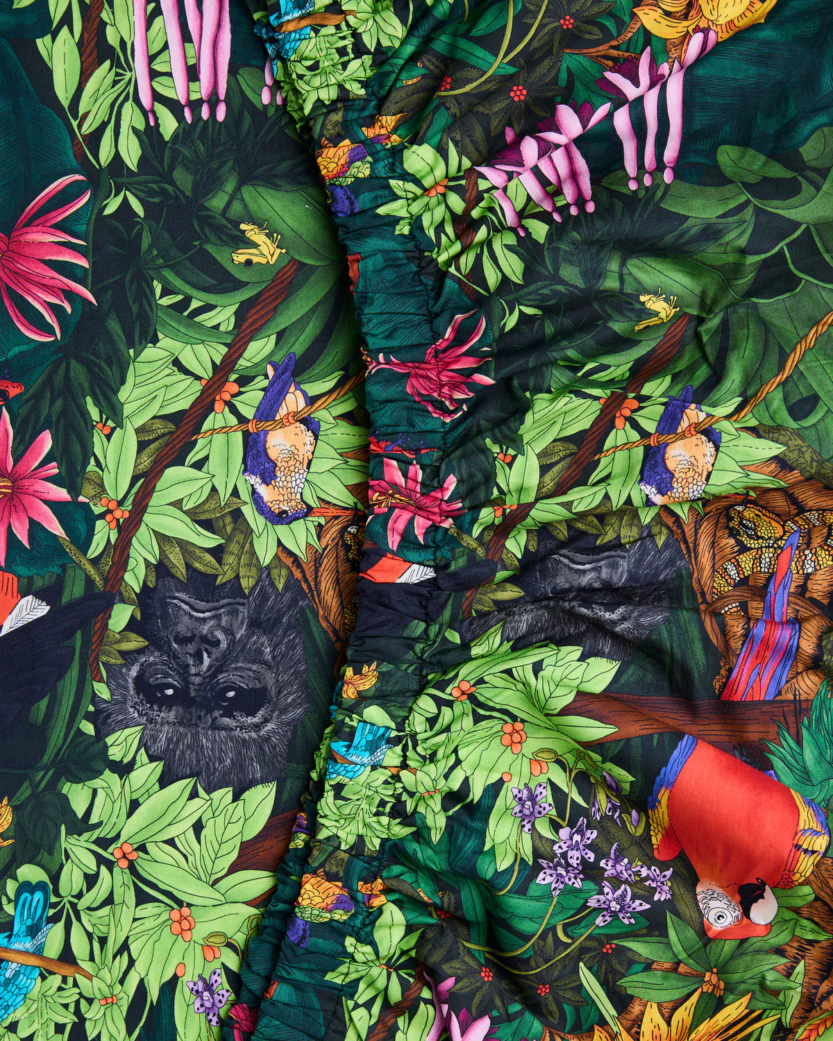 Jungle Life Organic Cotton Fitted Sheet | Single