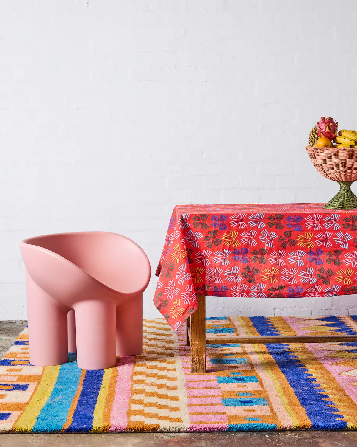 Festive Bow Tablecloth Standard Rectangular