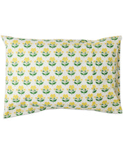 Kip&Co x Anna Spiro Indian Summer Yellow Standard Organic Cotton Pillowcases | Set of 2