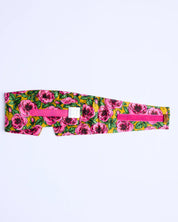 Golden Peony Block Out Silk Eye Mask