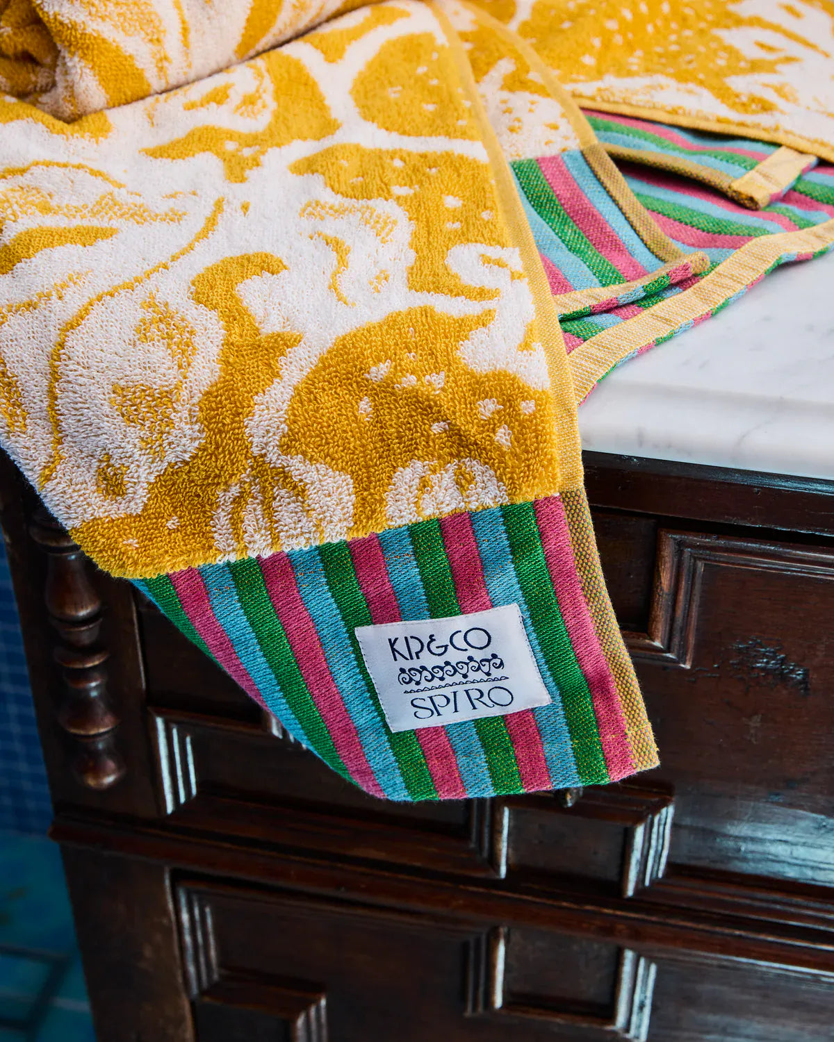 K&CxAS Elsternwig Fig Terry Bath Towel