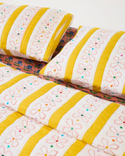 Kip&Co x AS DaisyChain Org Ctn Quilted Pillowcase 2P StdSet