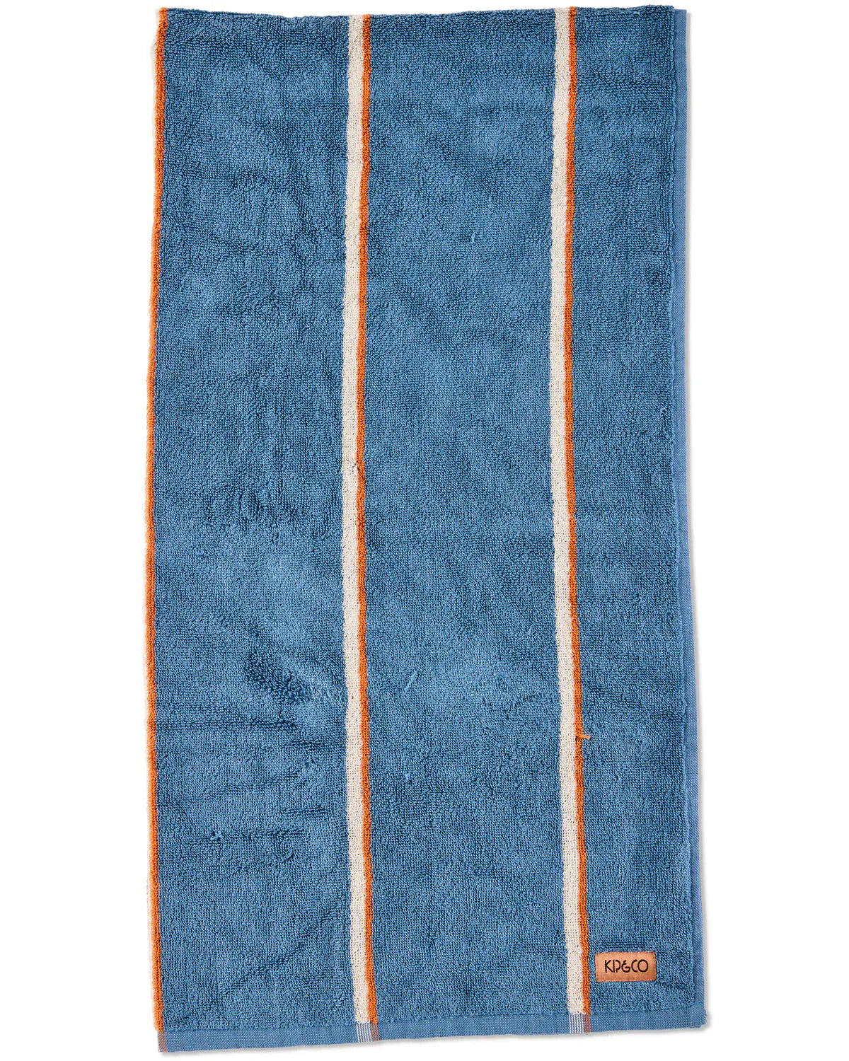 Blue Lagoon Stripe Bamboo Terry Hand Towel