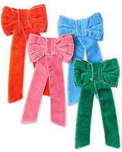 Bows Of Joy Velvet Napkin Holder | Set of 4