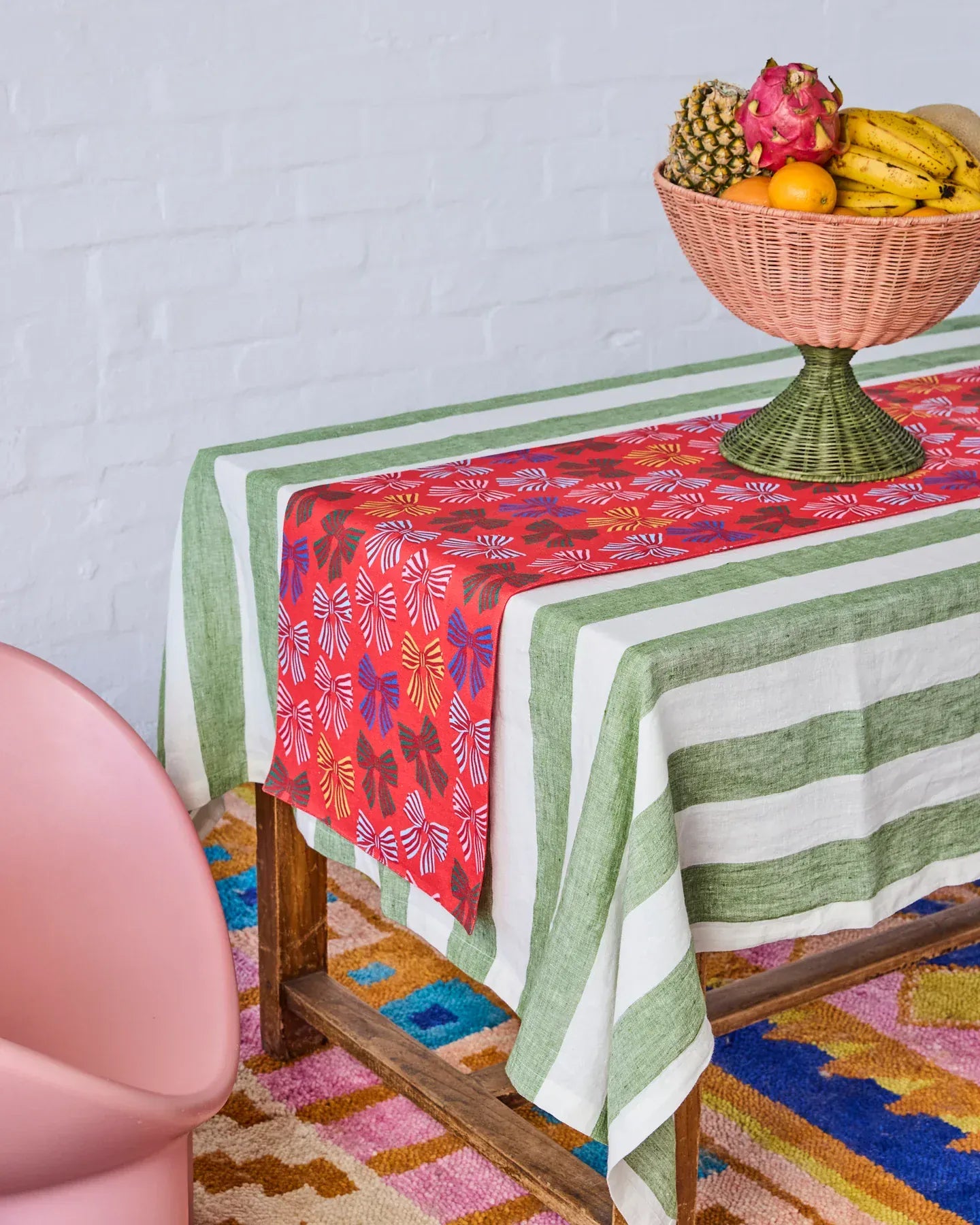 Festive Bow Table Runner