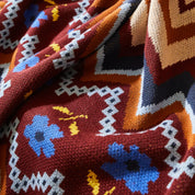Calina Cotton Knit Blanket | Ink