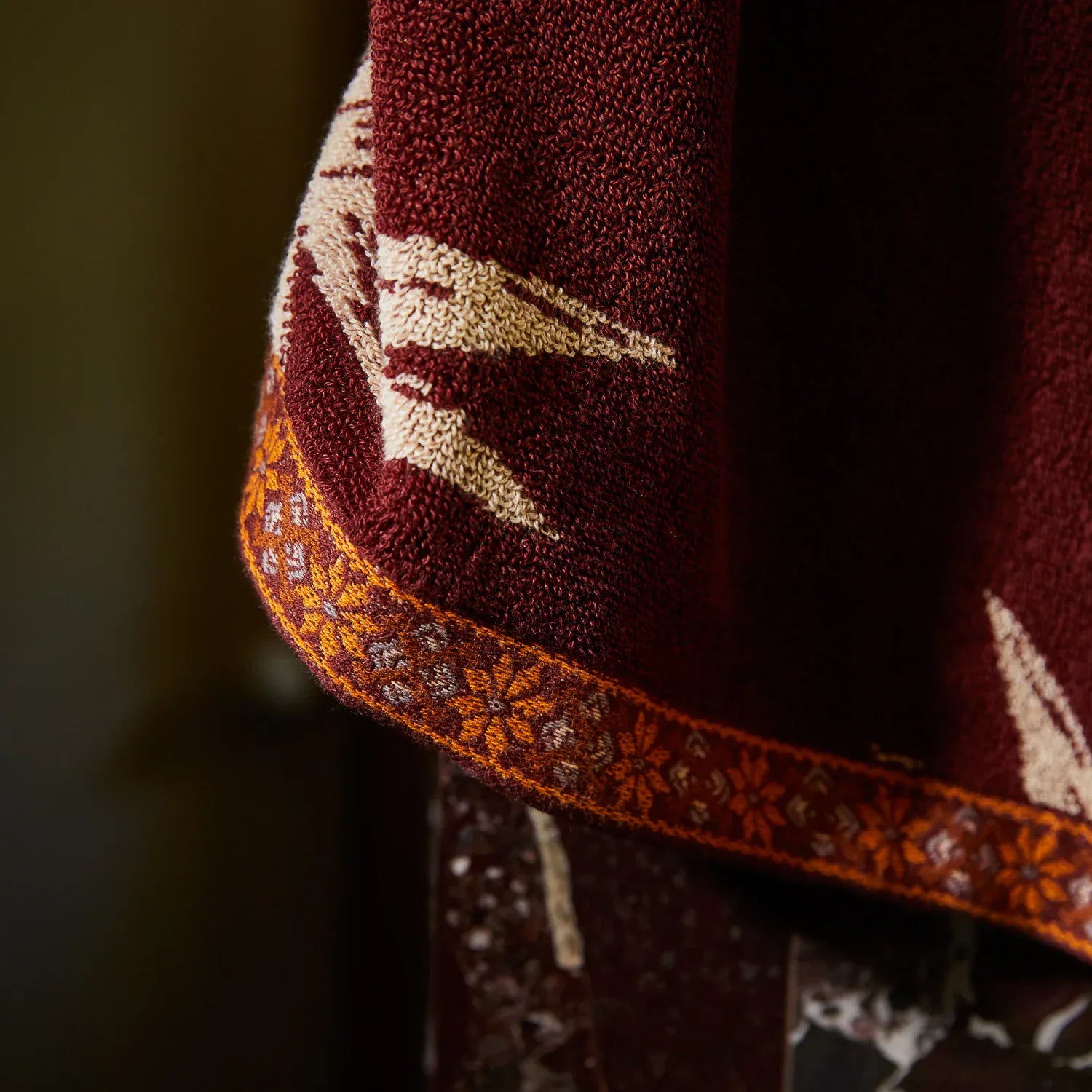 Aneta Bath Sheet | Rosewood