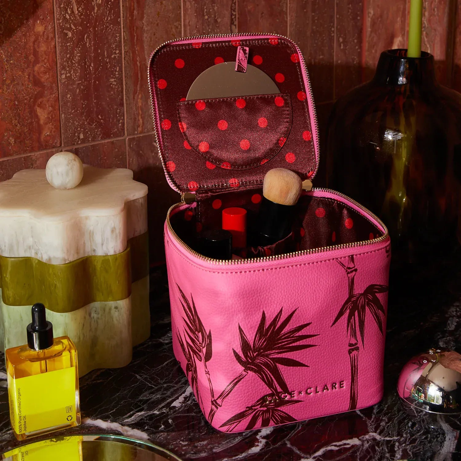 Aneta Small Vanity Case | Primrose