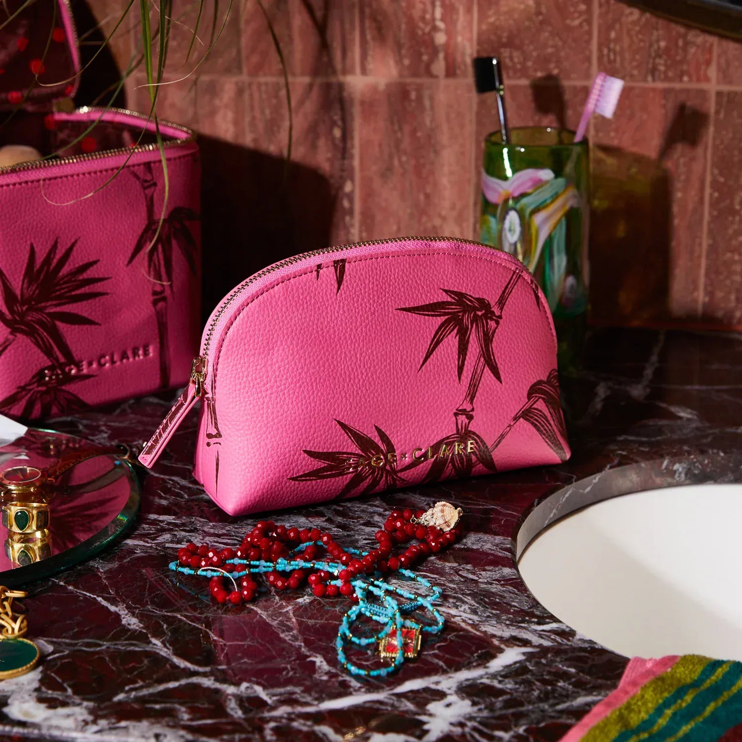 Aneta Cosmetic Pouch | Primrose