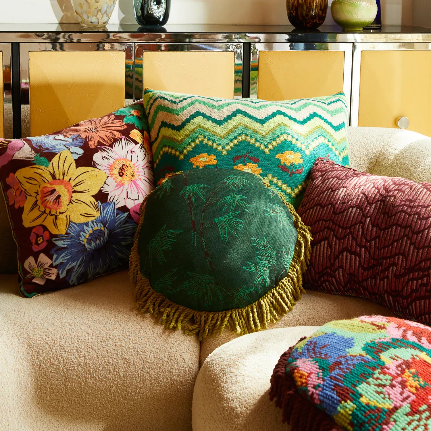 Aneta Jacquard Cushion