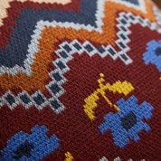 Calina Knit Cushion | Ink