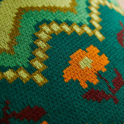 Calina Knit Cushion | Verdant