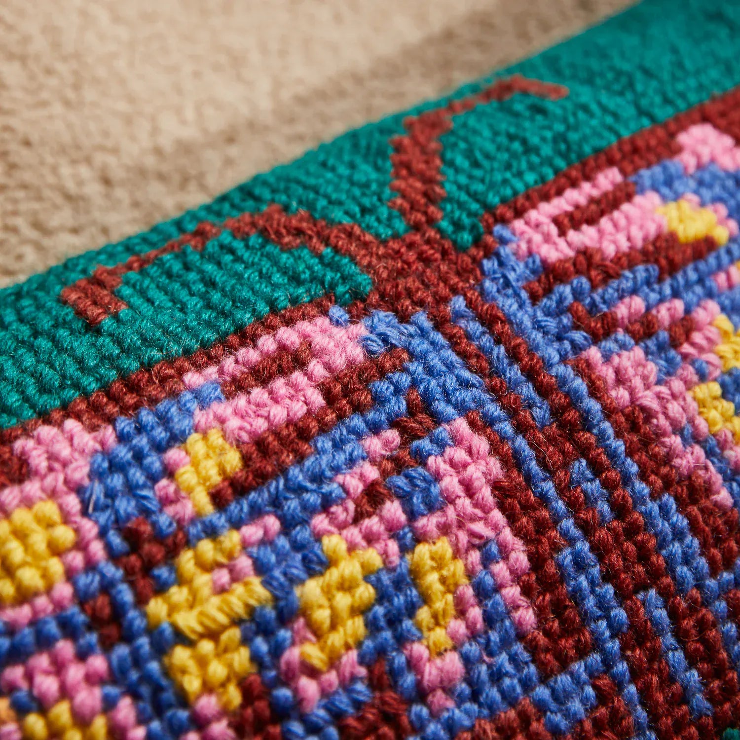 Emilia Cross Stitch Cushion