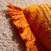 Nicolette Woven Cushion | Marigold