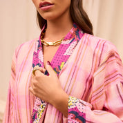 Nicolette Linen Robe | Poudre