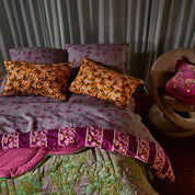 Lina Cotton Pillowcases Marigold | Set of 2