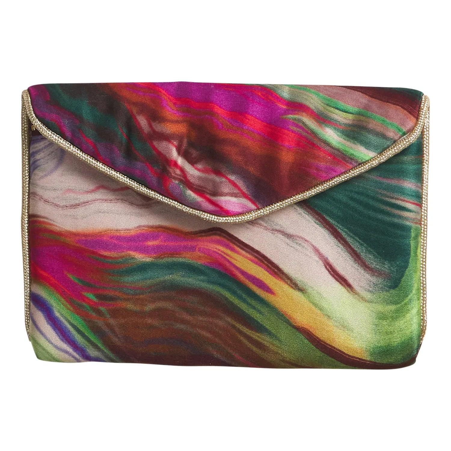 Zoi Silk Pouch | Verdant