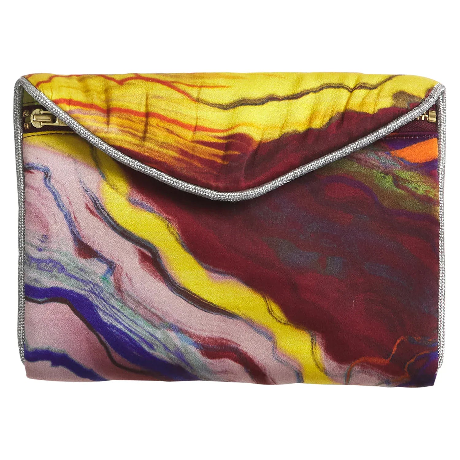 Zoi Silk Pouch | Ultramarine