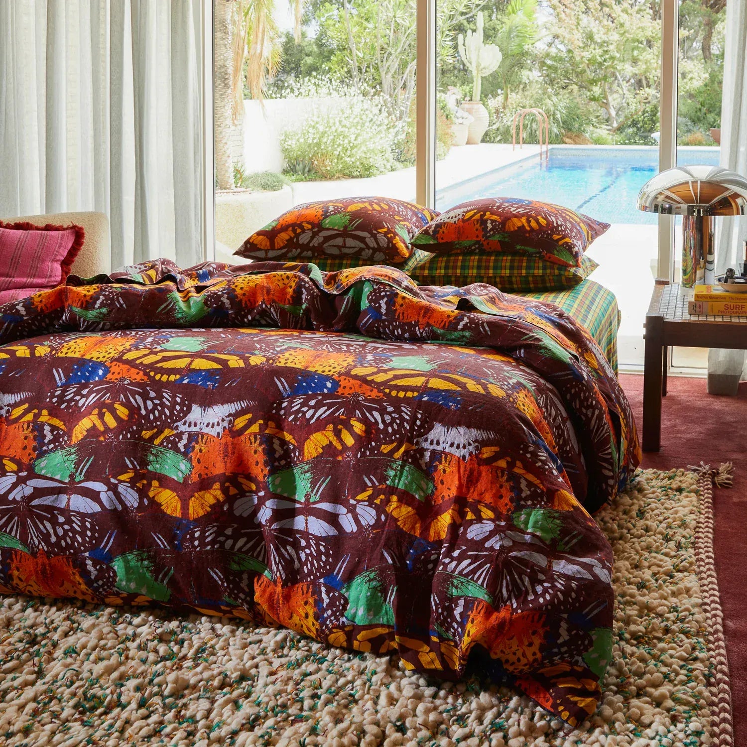 Emilia Linen Quilt Cover | Super King