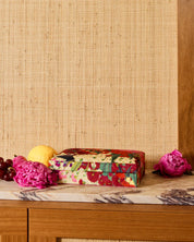 Australian Bush Blossom Velvet Jewellery Box | Small