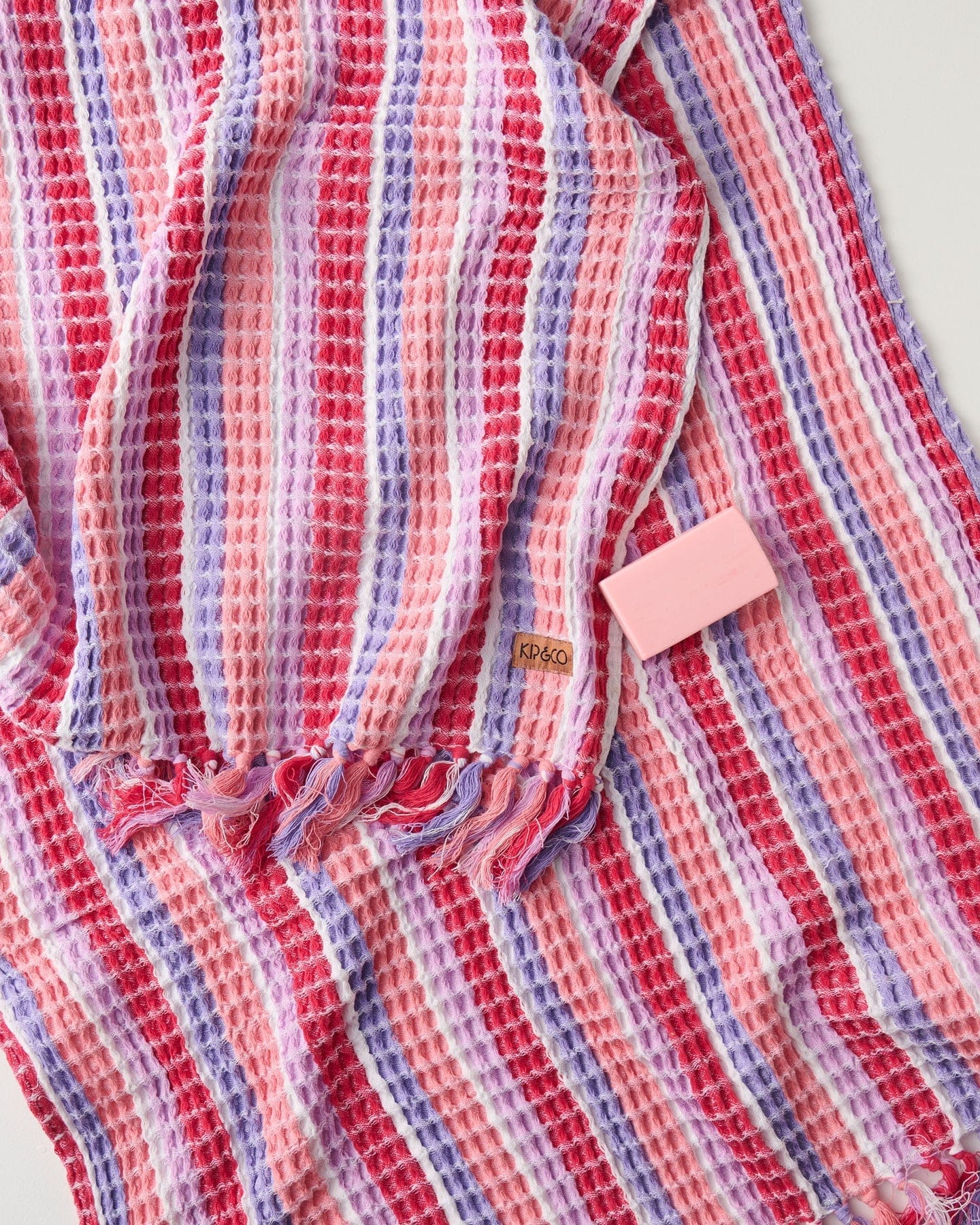 Sorbet Soiree Waffle Bath Sheet/Beach Towel