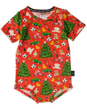 Christmas Toys Organic Short Sleeve Romper 6 - 12 mths