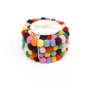Cup Coasters - Colourful Bundle of 4