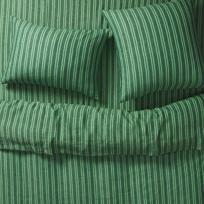 Nadine Linen King Size Sheets - Forest