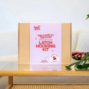 Ripe Stripes Cherry | Latch Hook Cushion Kit
