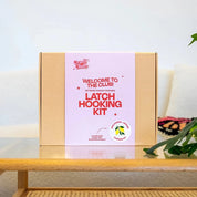 Ripe Stripes Lemon | Latch Hook Cushion Kit